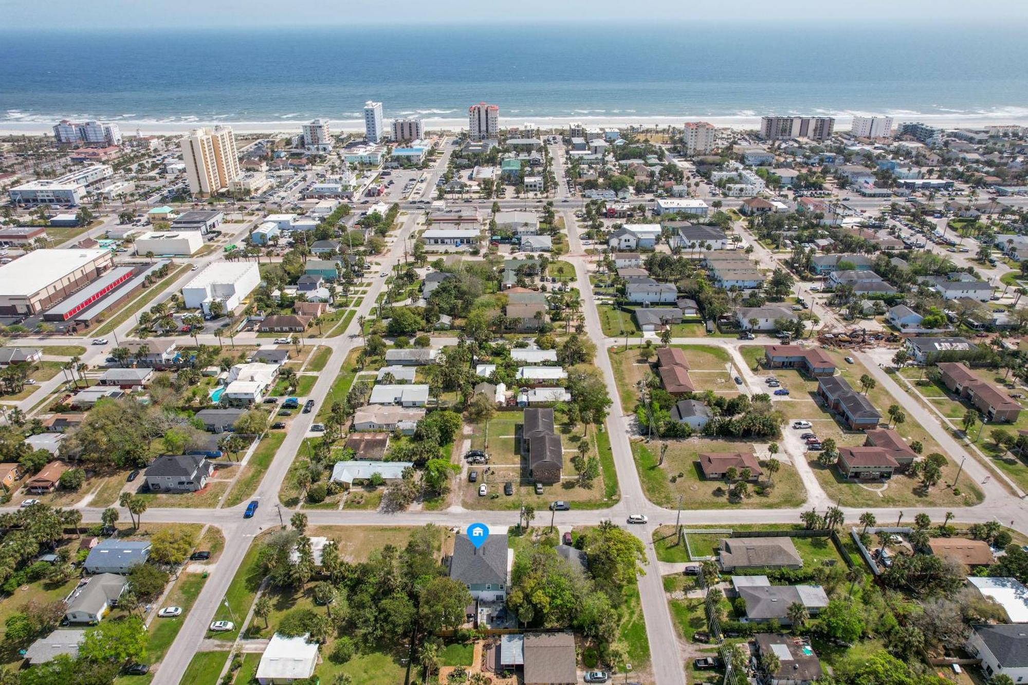 Few Steps To Ocean-4 Beach Cruisers & Free Parking & Private Backyard Джэксонвилл-Бич Экстерьер фото